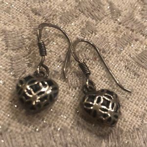 Sterling Silver Heart Earrings